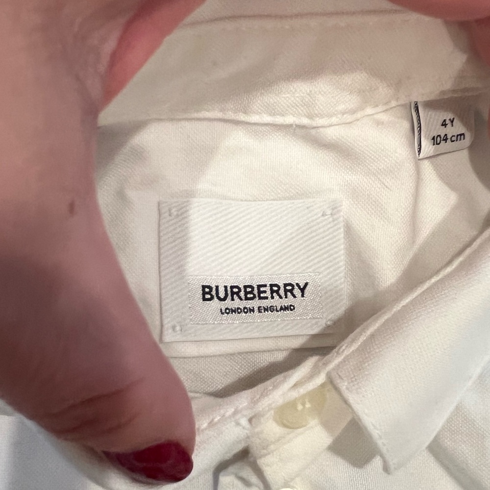 BURBERRY Boys Button down 4Y - Picture 2 of 4